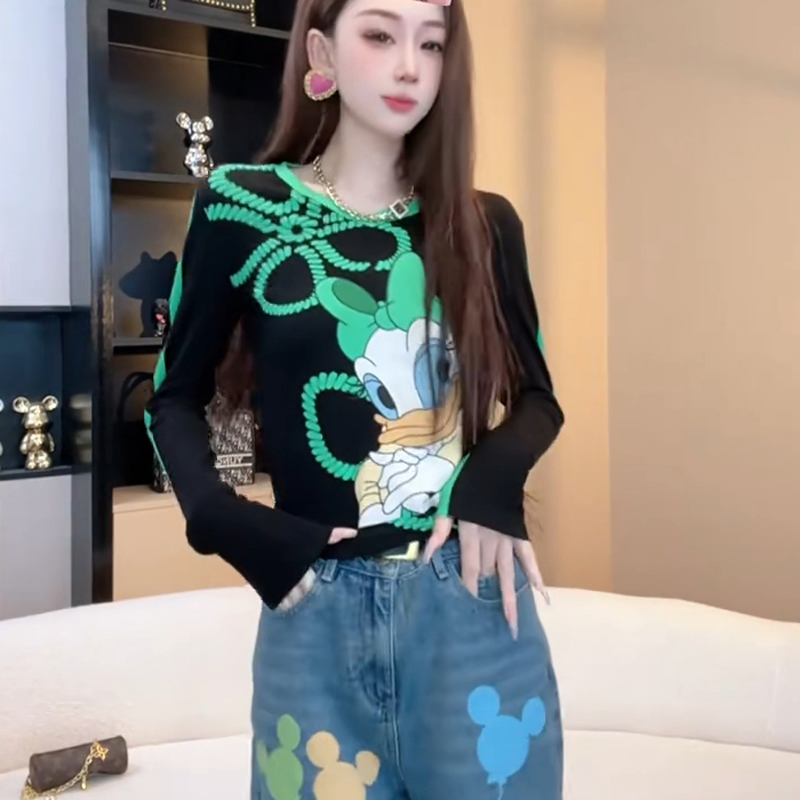 打底衫别致修身减龄时尚复古