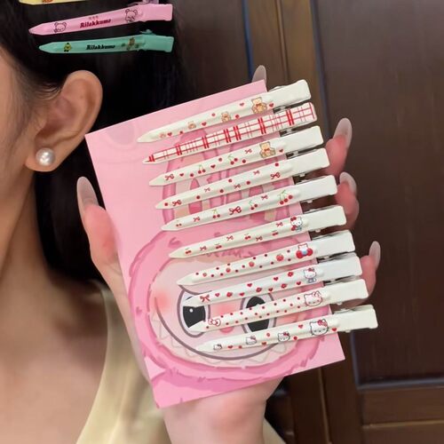 甜美卡通发夹刘海侧边夹