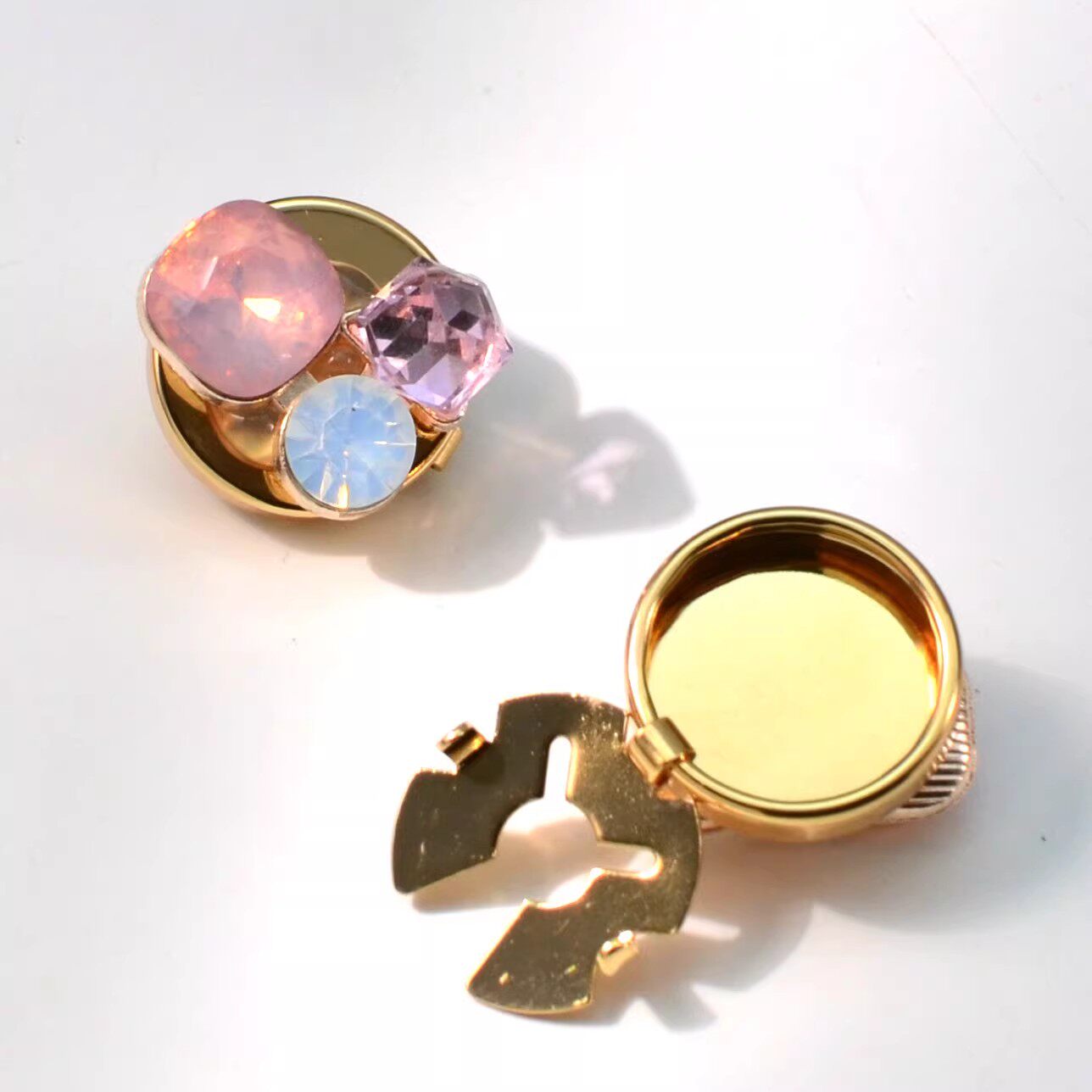 金属高档袖口装饰扣猫头鹰小花珍珠开衫衬衫毛衣大衣服饰辅料配件