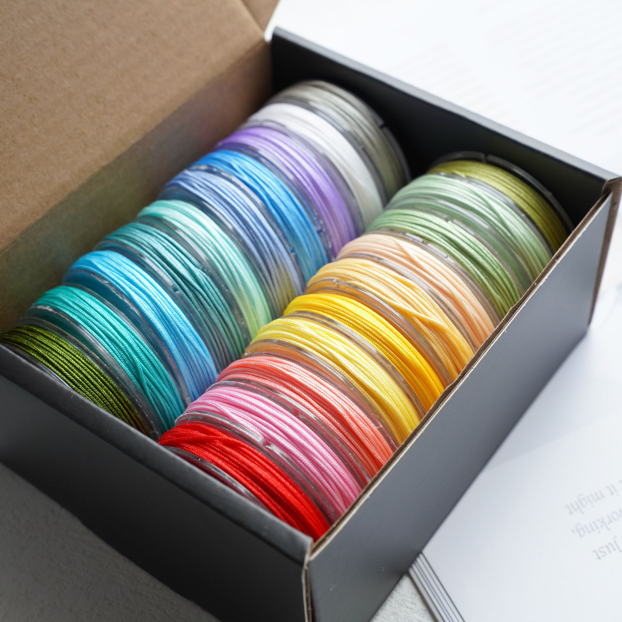 【72号玉线】手工编织线中国结diy手绳材料小卷串珠编手链文玩线