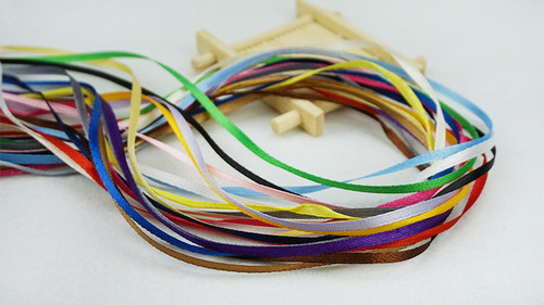 3mm丝带纱带彩带缎带书签绳装饰