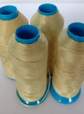 芳纶长丝3000D 黄色芳纶纱线凯夫拉纤维芳纶纤维应用汽车缆绳
