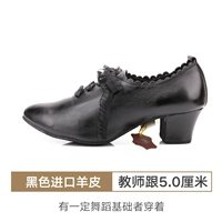 Черная импортная овчина 5 -сантиметра Учитель и дно крытых волос T58