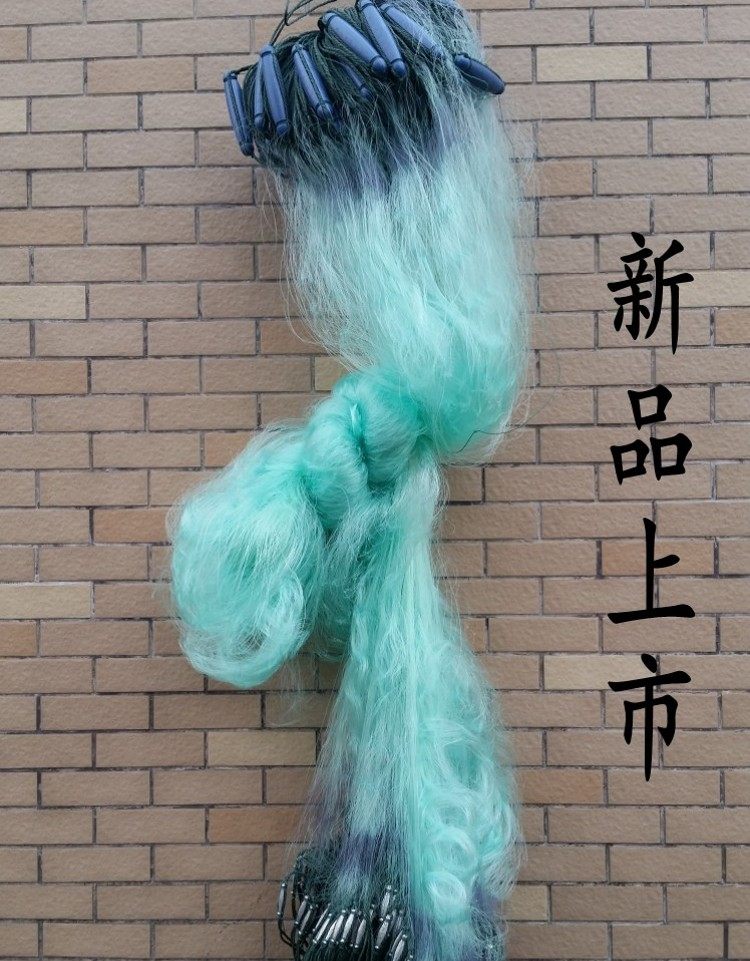 粘网丝网三层网粘鱼网三层鱼网三层粘网挂网加重急流水库网沉网