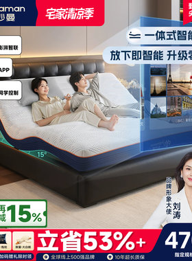 帕沙曼电动智能床垫带按摩可升降