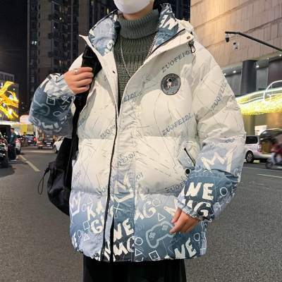 男款加厚棉服外套冬季