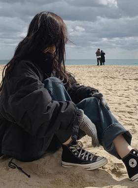 Slowand韩国官网女装代购22冬 时尚复古风百搭立领绒里保暖短外套