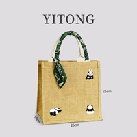 02 кремовый + шелковый шарф + шелковый шарф панда случайный