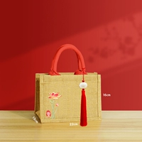 01-2 красная+подвесная борода+красный лотос-проход 16*22*13