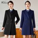 工作服大衣女冬职业酒店前台接待物业售楼部珠宝店工作服大衣女冬