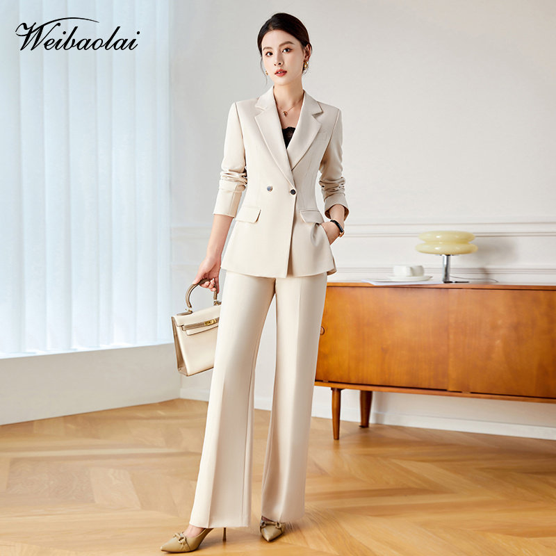 西装套装女2024新款秋冬小个子正装高级感通勤工作服西装职业套装