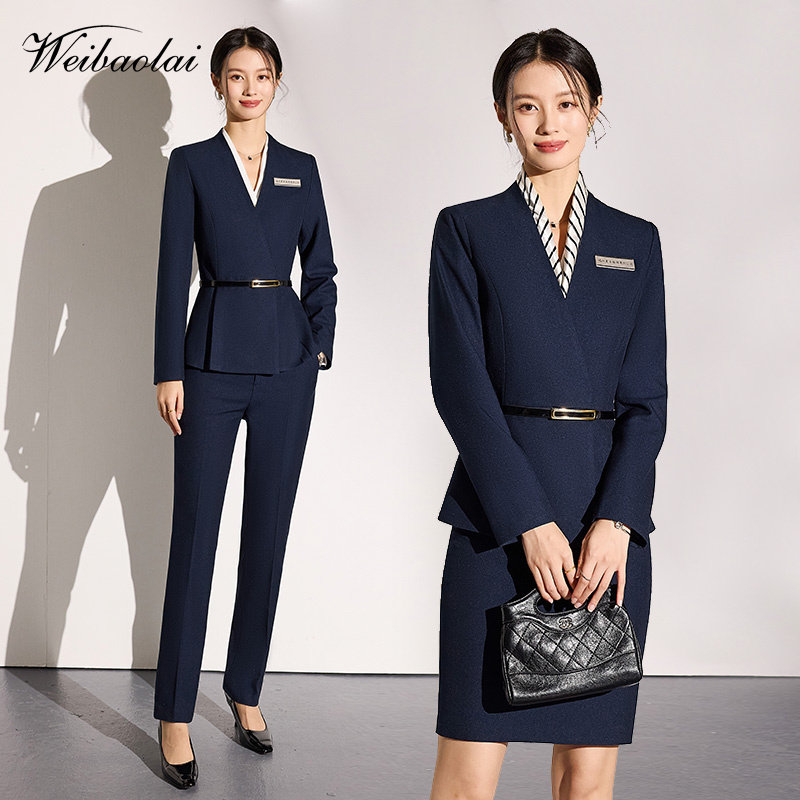 西服套装女职业正装高级感秋冬