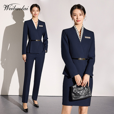 西服套装女职业正装高级感秋冬