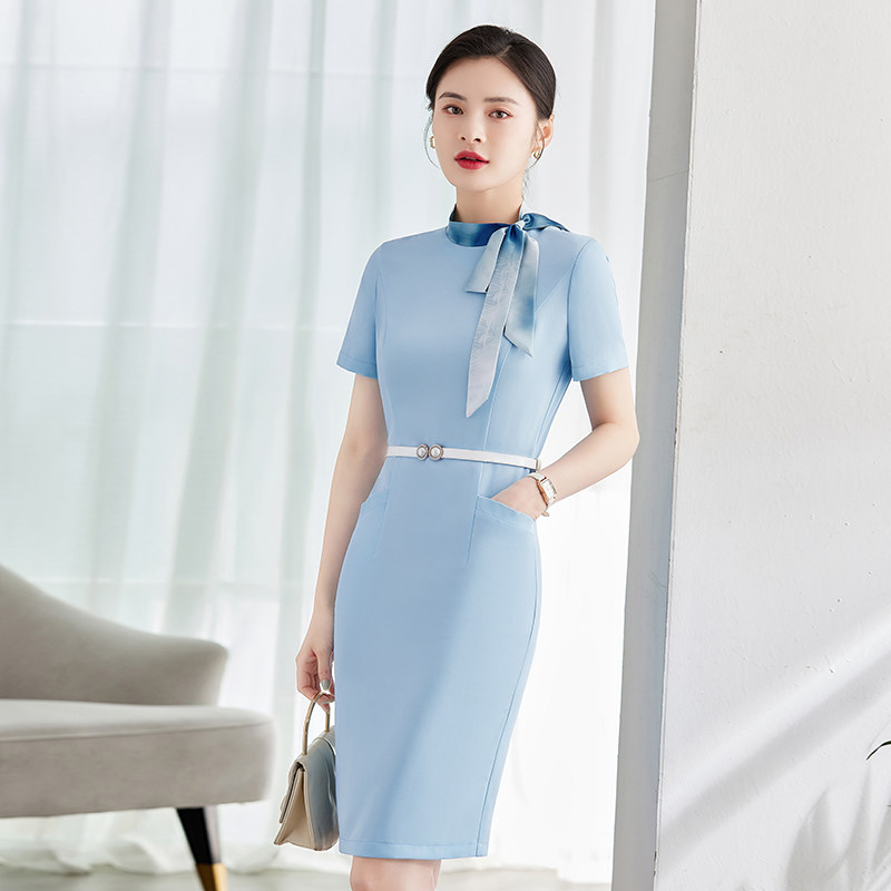 职业连衣裙夏季时尚气质空姐制服