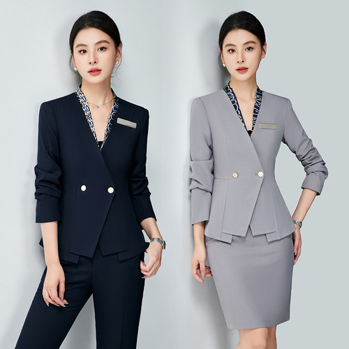 工作服职业气质女套装西装套装女