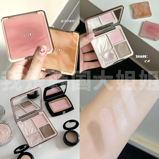 再也不用怕哑光高光不够用啦! 橘朵高光修容盘04不挑肤色膨胀色嫩