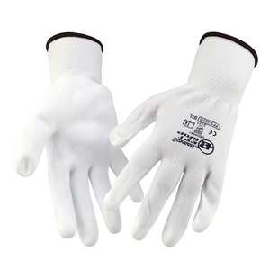 超薄涤纶手套涂层透气灵活舒适工厂生产户外劳务劳保防护批发 新品