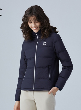 【弹力】MUNSINGWEAR万星威女士冬季高尔夫保暖羽绒服拉链夹克