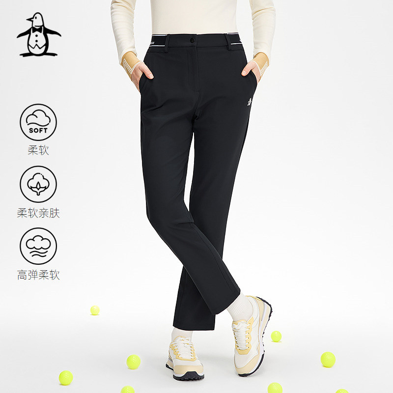 【进口纱线】Munsingwear万星威高尔夫女士宽松直筒休闲裤子