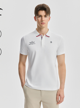 MUNSINGWEAR万星威高尔夫夏季速干翻领透气polo衫男款短袖T恤