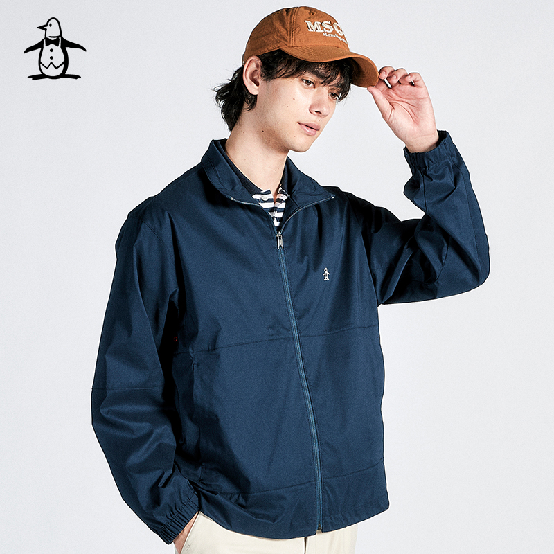 MUNSINGWEAR万星威男士秋冬高尔夫防泼水运动立领拉链夹克外套