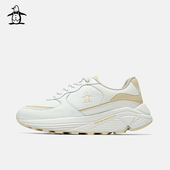 缓震防滑女士高尔夫鞋 Munsingwear万星威春季 系带增高鞋 无钉