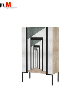 高端定制Design.M设计师家具gallery sideboard实木餐边柜 玄关柜