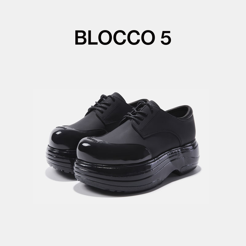 BLOCCO5男女同款厚底增高泡芙鞋