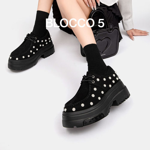 BLOCCO524早秋新品圆头时装靴