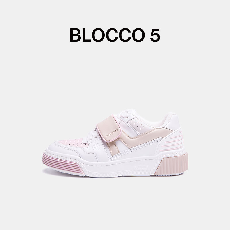 blocco5休闲圆头情侣低帮板鞋