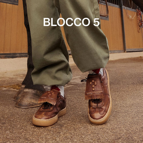 BLOCCO5秋冬男女同款休闲鞋可拆卸鞋舌问号德训板鞋商场同款女款