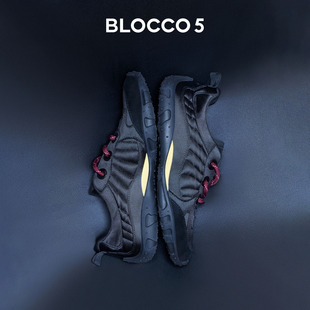 BLOCCO5Flow轻叙系列黑胶缎面芭蕾德训女鞋