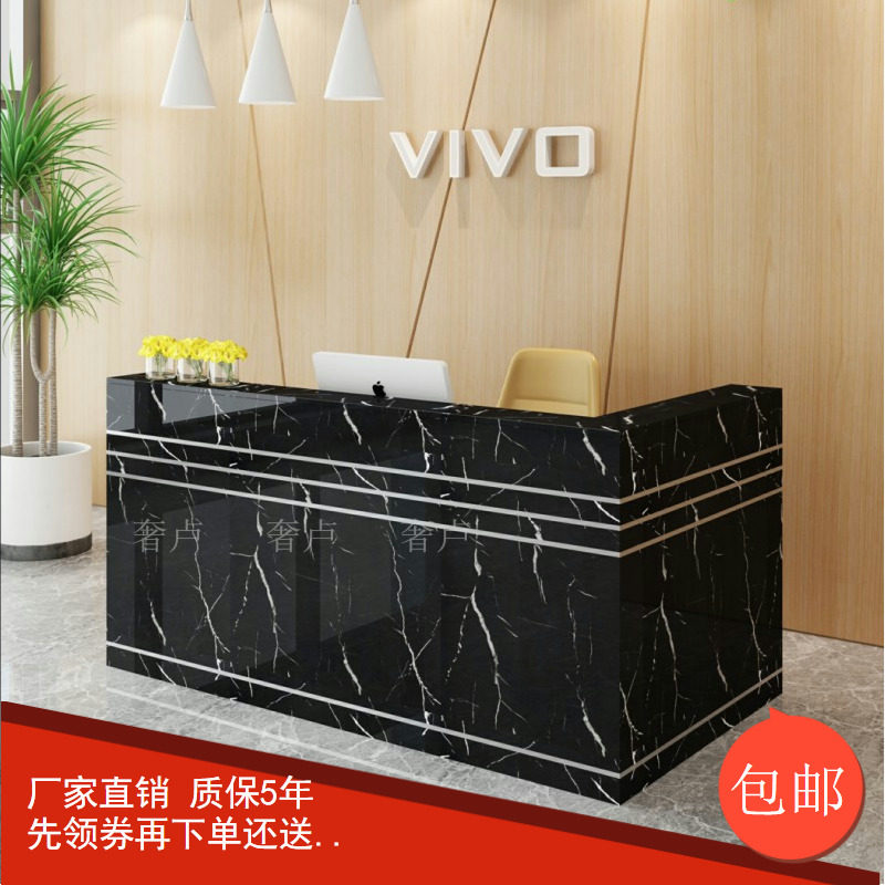 仿大理石纹拐角前台接待台吧台公司迎宾台超市饭店收银台烤漆柜台|ruв категории коммерческий/офисная мебель, супермаркет мебель, касса - от Buy2taobao.com для оказания профессиональной услуги покупки агента Taobao