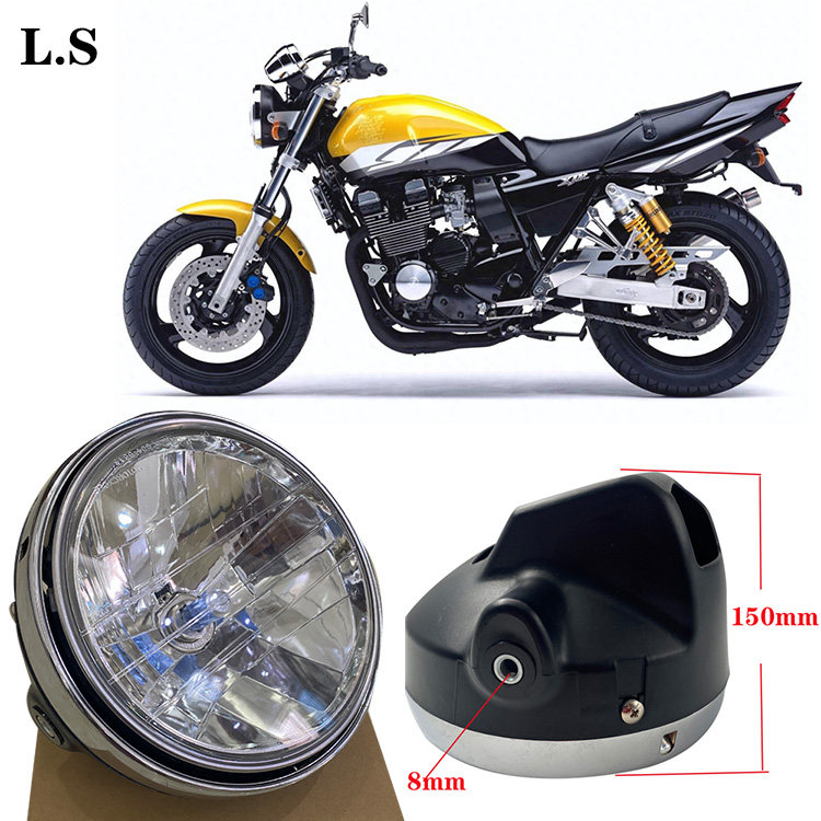 适配川崎宝马 西风400 ZRX400 XJR400 XJR1300 1200水晶灯前大灯