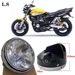 适配川崎宝马 西风400 ZRX400 XJR400 XJR1300 1200水晶灯前大灯