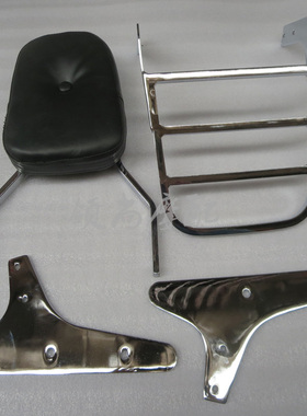 适用于本田铁马400 Steed 400 VLX400 矮弓 后靠背 后货架 后靠皮