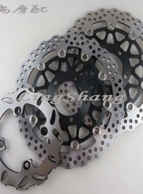 适用川崎ZX-14R 06-14GTR1400 Z750 Z1000 07-13 10R 08-13刹车盘