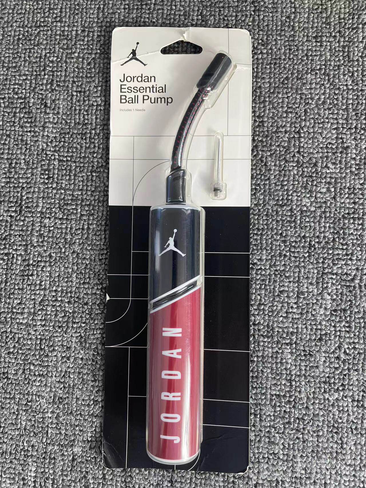 耐克篮球打气筒便携式足球排球皮球通用打气针球针小型充气筒