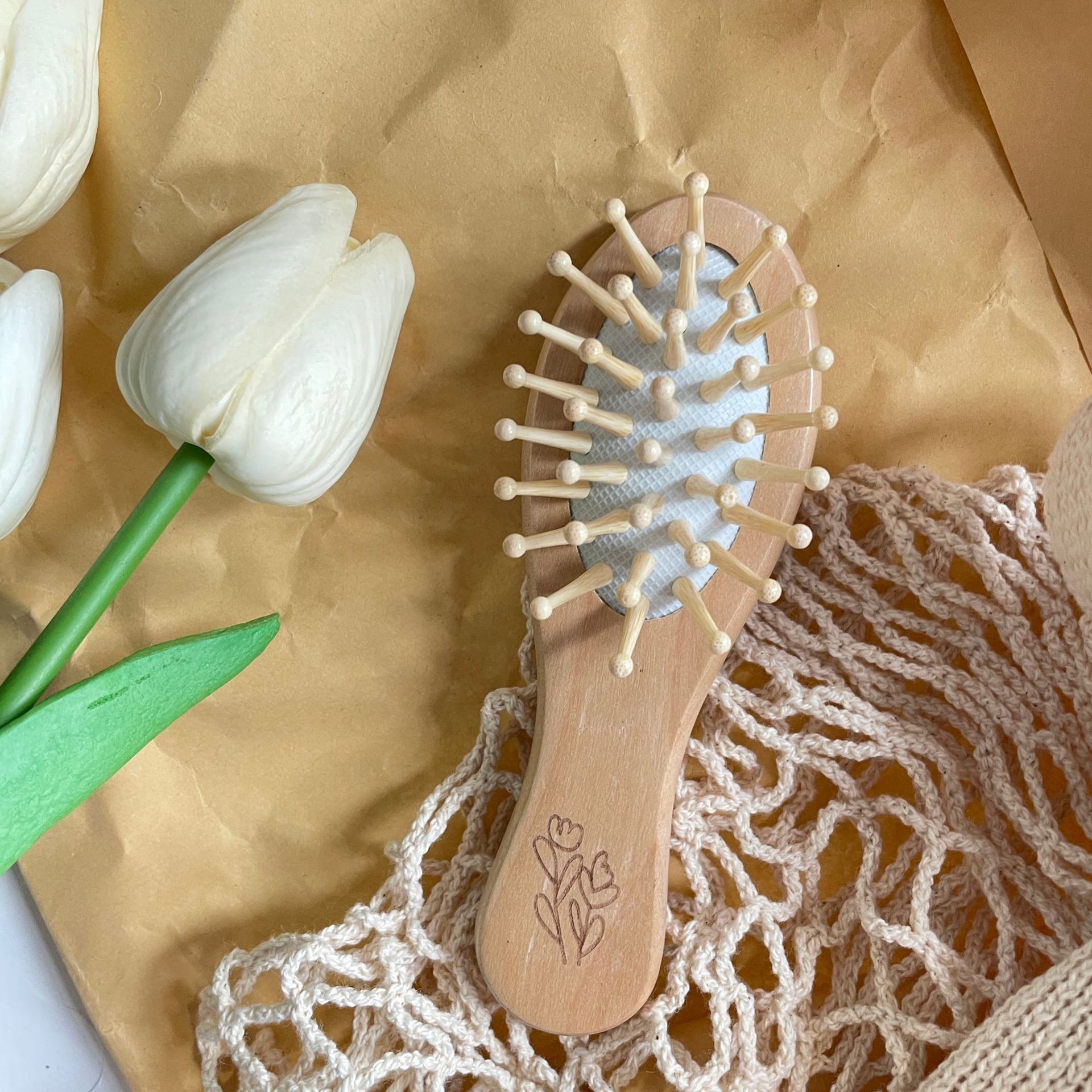 便携气垫小梳子小巧气囊