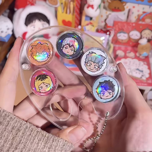 小红书纽扣调色盘32小鼻嘎吧唧托展示架25mm谷子收纳展示谷美砖