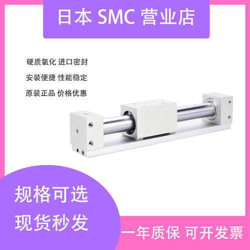 日本原装SMC无杆气缸正品