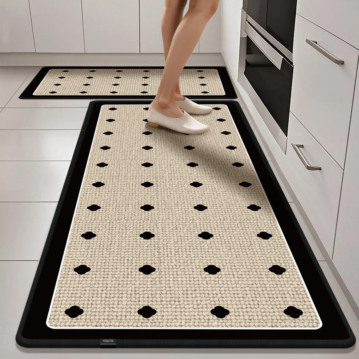 YKMORE2026新款家用地毯厨房地垫防滑防油可擦免洗吸水吸油专用垫,居家布艺,厨房地垫,淘宝优惠券,粉丝福利购,淘宝优惠卷