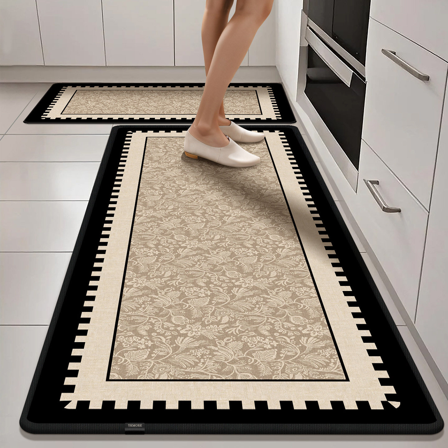 YKMORE2026新款高端地毯厨房地垫防滑防油可擦免洗吸水吸油专用垫,居家布艺,厨房地垫,淘宝优惠券,粉丝福利购,淘宝优惠卷