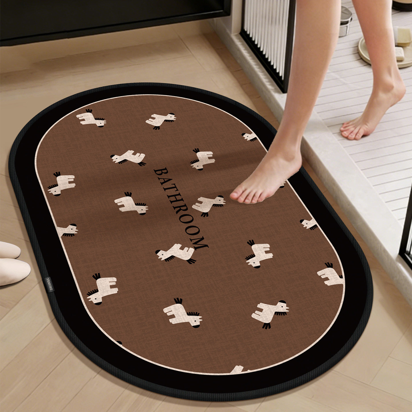 卫生间吸水地垫浴室防水防滑专用脚垫硅藻泥厕所门垫子高级感地毯,居家布艺,家用脚垫,淘宝优惠券,粉丝福利购,淘宝优惠卷