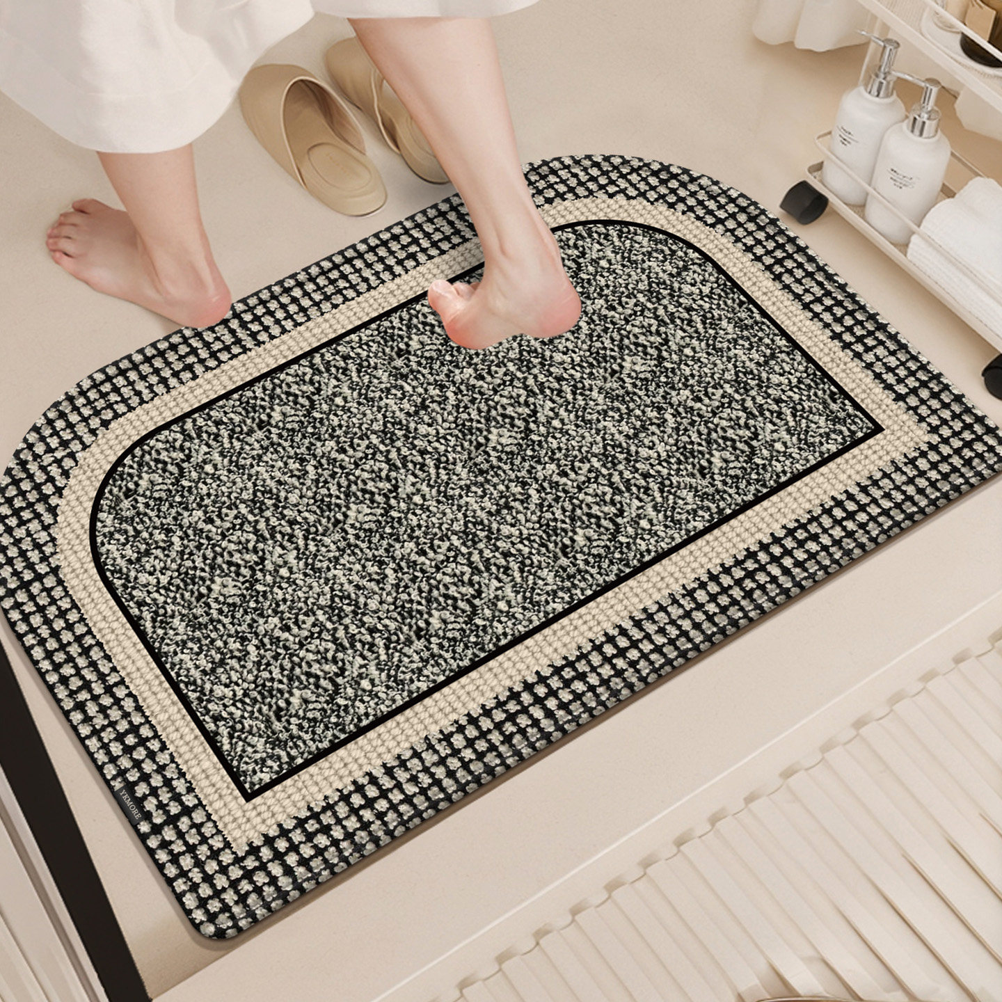 YKMORE浴室地垫卫生间门口吸水地垫防水防滑专用脚垫厕所门垫地毯,居家布艺,家用脚垫,淘宝优惠券,粉丝福利购,淘宝优惠卷
