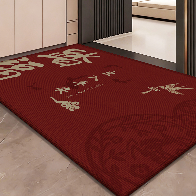 入户门地垫2025新款红色