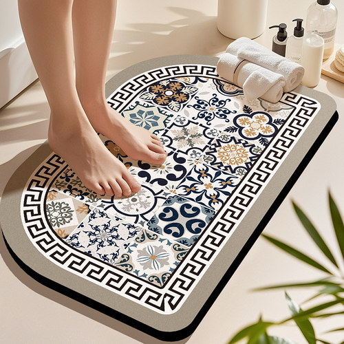 吸水防滑浴室地垫速干