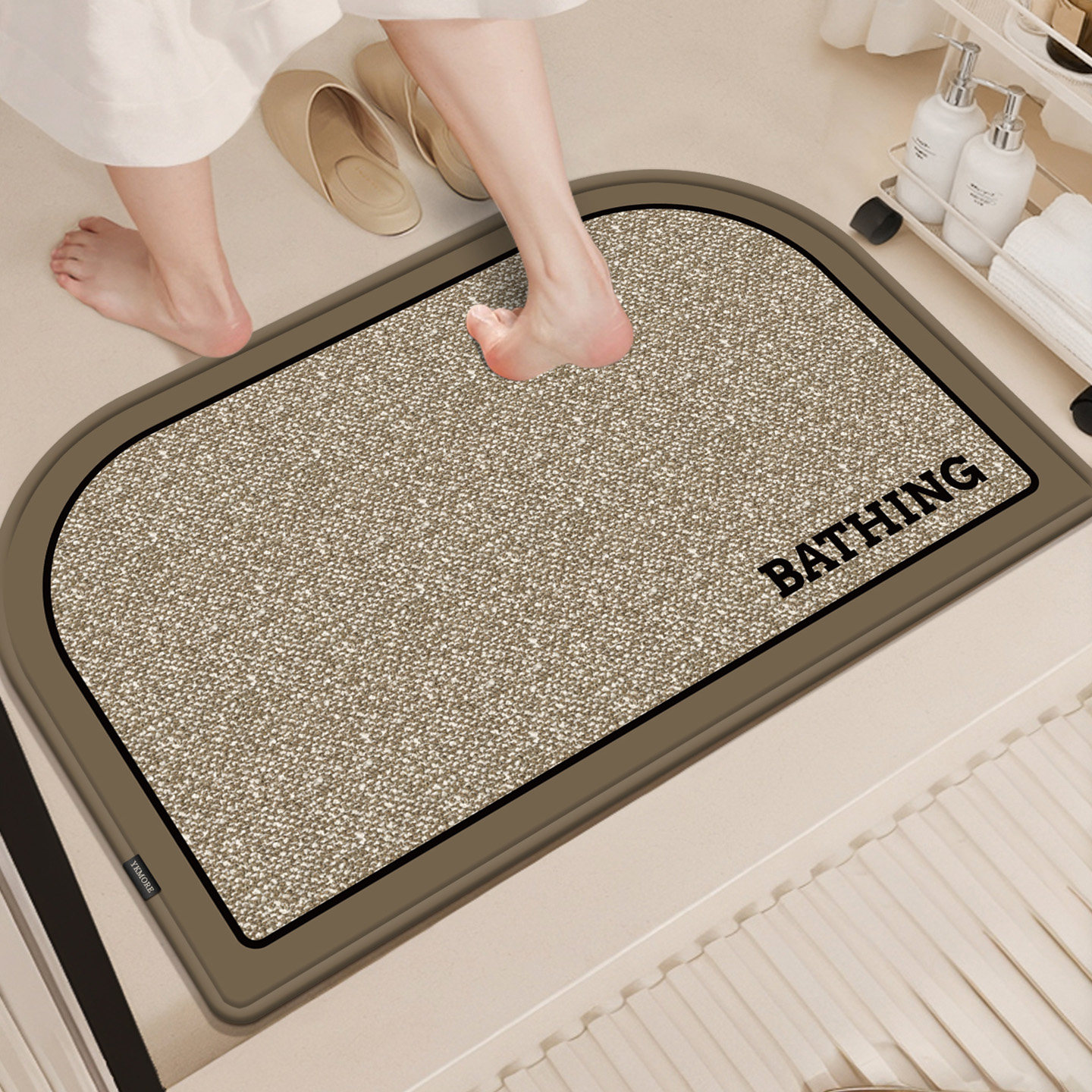 YKMORE卫生间吸水地垫浴室防滑垫洗手间厕所门口门垫地毯速干脚垫,居家布艺,家用脚垫,淘宝优惠券,粉丝福利购,淘宝优惠卷