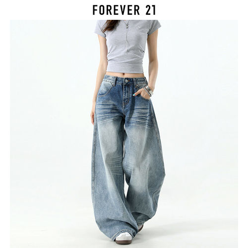 Forev21美式复古浅蓝弯