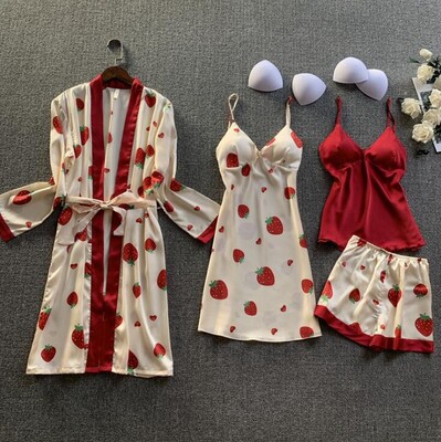Women's sexy pajama set, nightgown, camisole skirt女睡衣套装